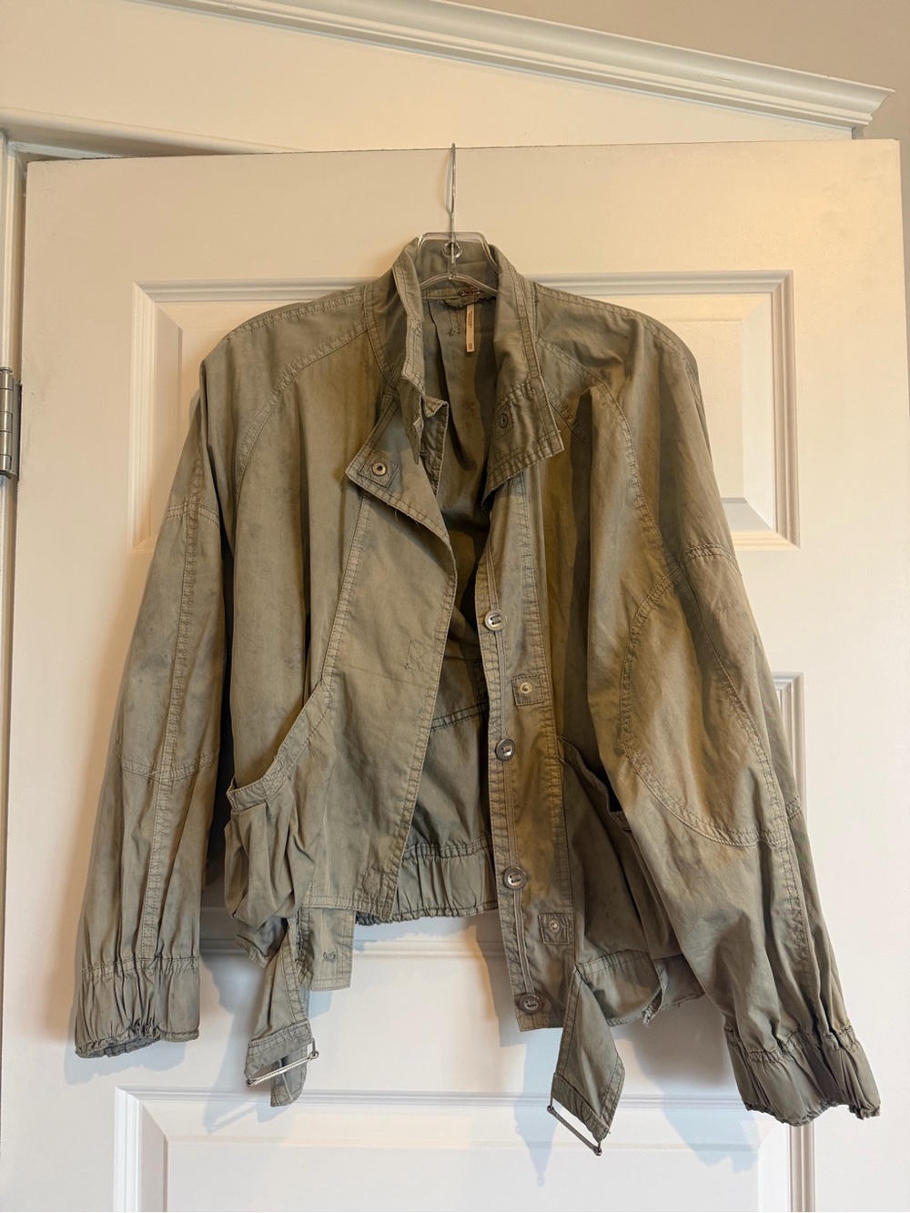Free people Green windbreaker-type jacket